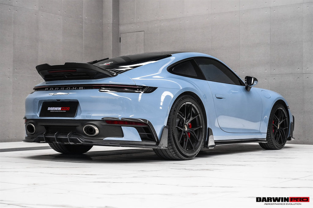 DarwinPRO 2019-2024 Porsche 911 992 Carrera S & 4 & 4S BKSS Ver.4 Style Trunk Wing