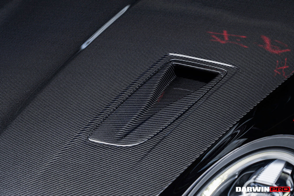 DarwinPRO 2013-2019 Porsche 911 991 Carrera & C2, C2S, C4, C4S, Targa & GT3 & Turbo GT2RS-Style Carbon Fiber Hood - DarwinPRO Aerodynamics