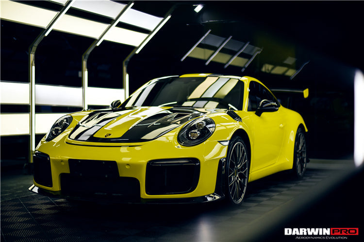 DarwinPRO 2013-2019 Porsche 911 991 Carrera & C2, C2S, C4, C4S, Targa & GT3 & Turbo GT2RS-Style Carbon Fiber Hood - DarwinPRO Aerodynamics