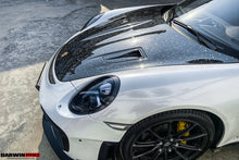 Load image into Gallery viewer, DarwinPRO 2012-2019 Porsche 991 Carrera S &amp; Targa 4 &amp; 4s GT2RS Style Carbon Fiber Hood - DarwinPRO Aerodynamics