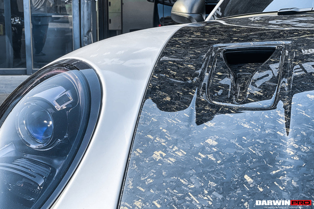 DarwinPRO 2013-2019 Porsche 911 991 Carrera & C2, C2S, C4, C4S, Targa & GT3 & Turbo GT2RS-Style Carbon Fiber Hood - DarwinPRO Aerodynamics