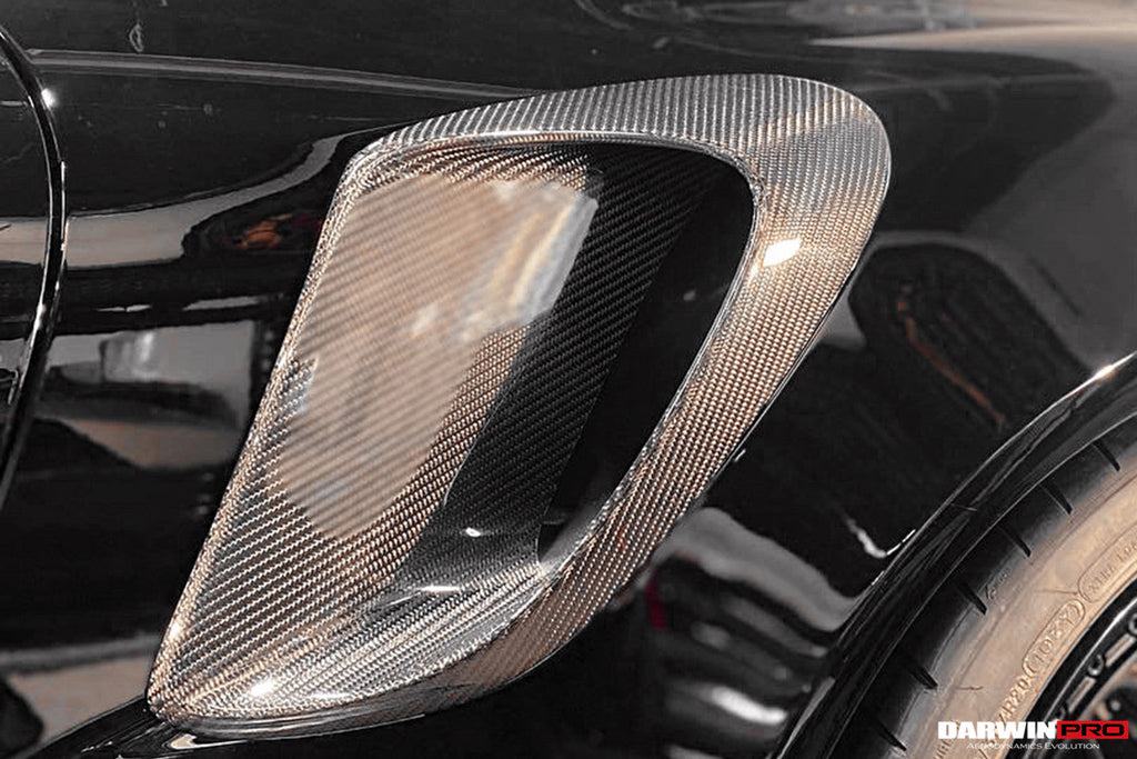 2013-2019 Porsche 991 Turbo S GT2RS Style Carbon Fiber Quarter Panel Side Scoops - DarwinPRO Aerodynamics