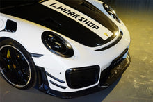 Load image into Gallery viewer, 2013-2019 Porsche 911 991 Turbo S GT2RS Style Partial Carbon Fiber Front Bumper and Fender - DarwinPRO Aerodynamics