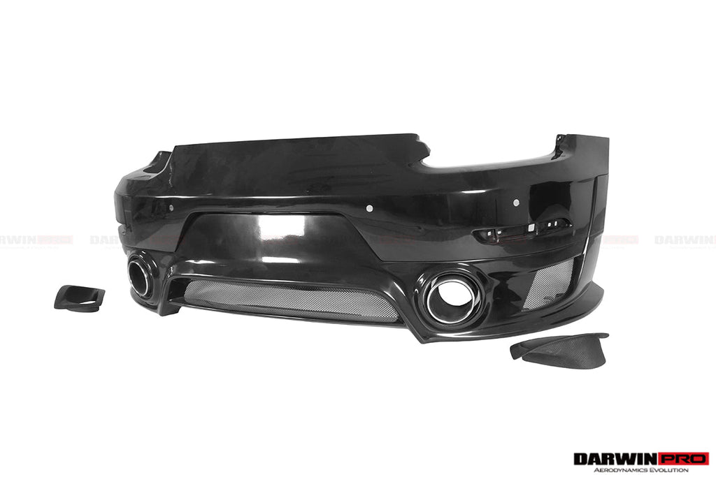 2013-2019 Porsche 911 991 Turbo S GT2RS Style Partial Carbon Fiber Rear Bumper - DarwinPRO Aerodynamics