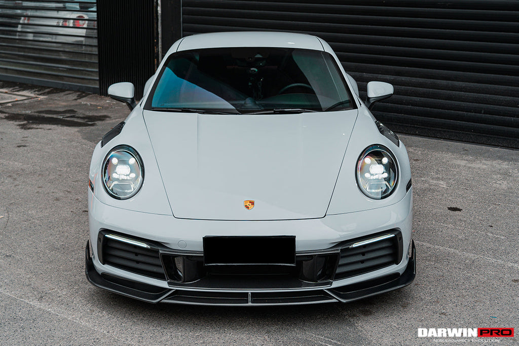 DarwinPRO 2019-2023 Porsche 911 992 Carrera S & 4 & 4S & Targa & Cabriolet BKSS Style Front Middle Lip