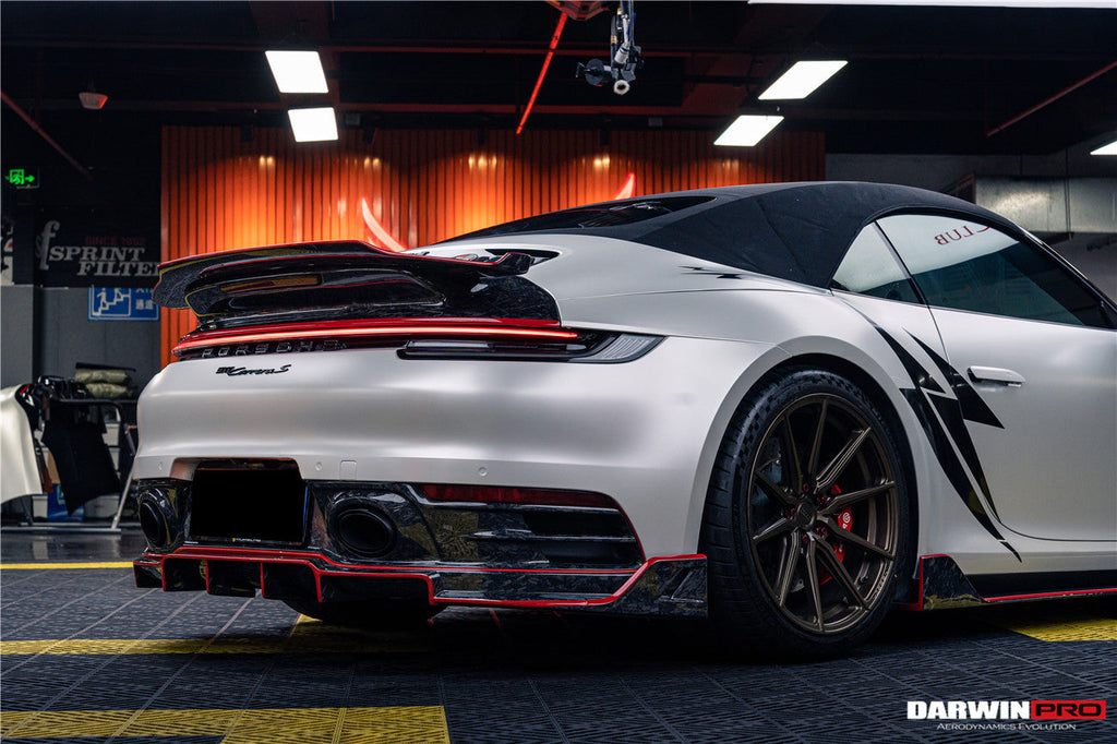 DarwinPRO 2019-2023 Porsche 911 992 Carrera S & 4 & 4S & Targa & Cabriolet BKSS Style Rear Lip