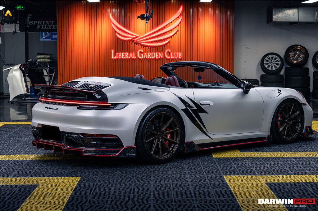 DarwinPRO 2019-2023 Porsche 911 992 Carrera S & 4 & 4S & Targa & Cabriolet BKSS Style Rear Lip