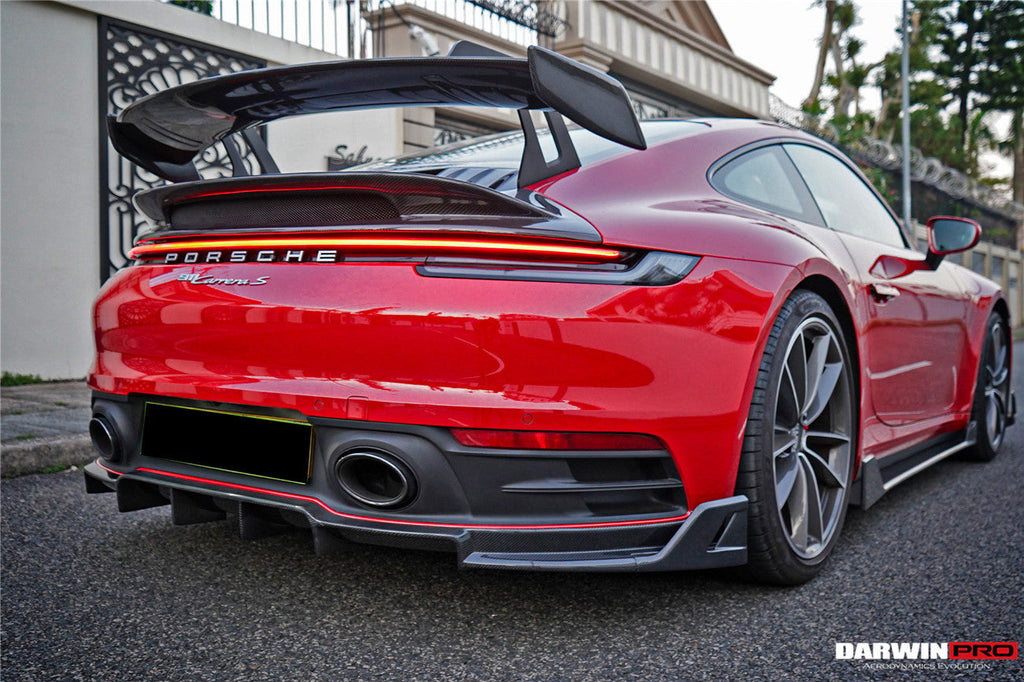 DarwinPRO 2019-2023 Porsche 911 992 Carrera S & 4 & 4S & Targa & Cabriolet BKSS Style Rear Lip