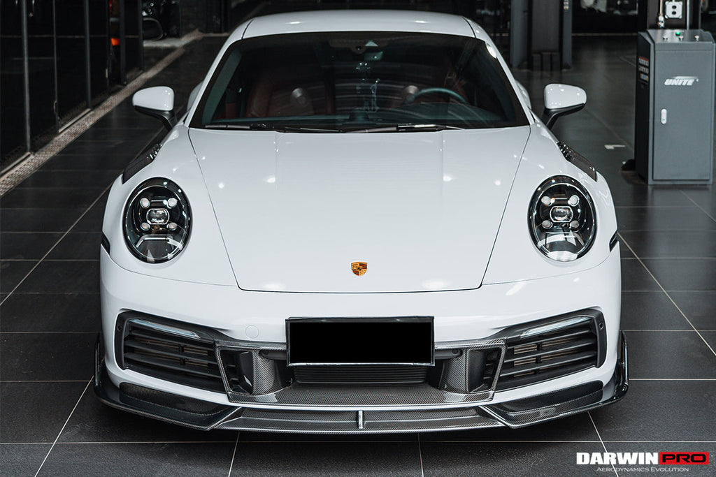 DarwinPRO 2019-2023 Porsche 911 992 Carrera S & 4 & 4S & Targa & Cabriolet BKSS Style Front Middle Lip