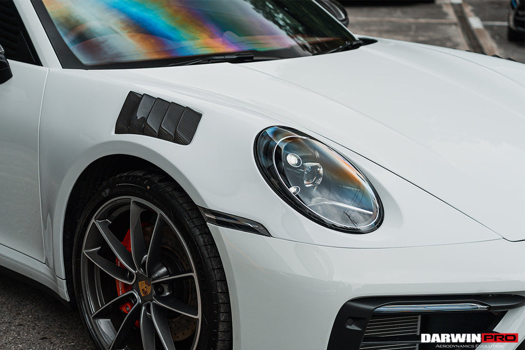 DarwinPRO 2019-2023 Porsche 911 992 Carrera S & 4 & 4S & Targa & Cabriolet BKSS Style Front Fender