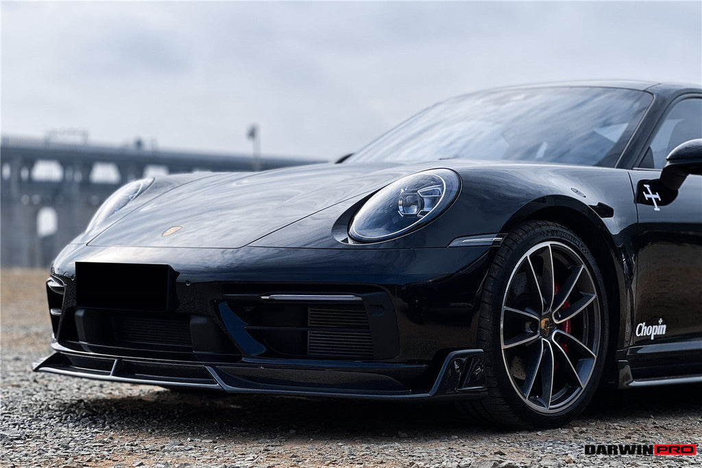 2019-2023 Porsche 911 992 Carrera Targa S 4 4S SD-Sport Design Modl BKSS Style Front Lip
