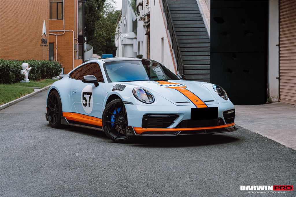2019-2023 Porsche 911 992 Carrera Targa S 4 4S SD-Sport Design Modl BKSS Style Front Lip