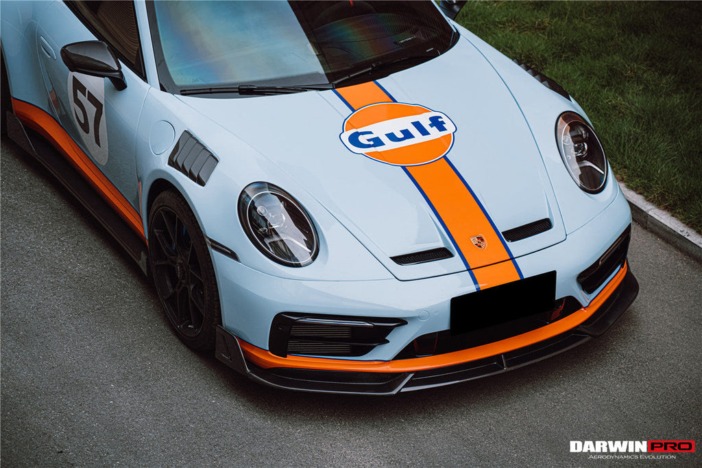 2019-2023 Porsche 911 992 Carrera Targa S 4 4S SD-Sport Design Modl BKSS Style Front Lip