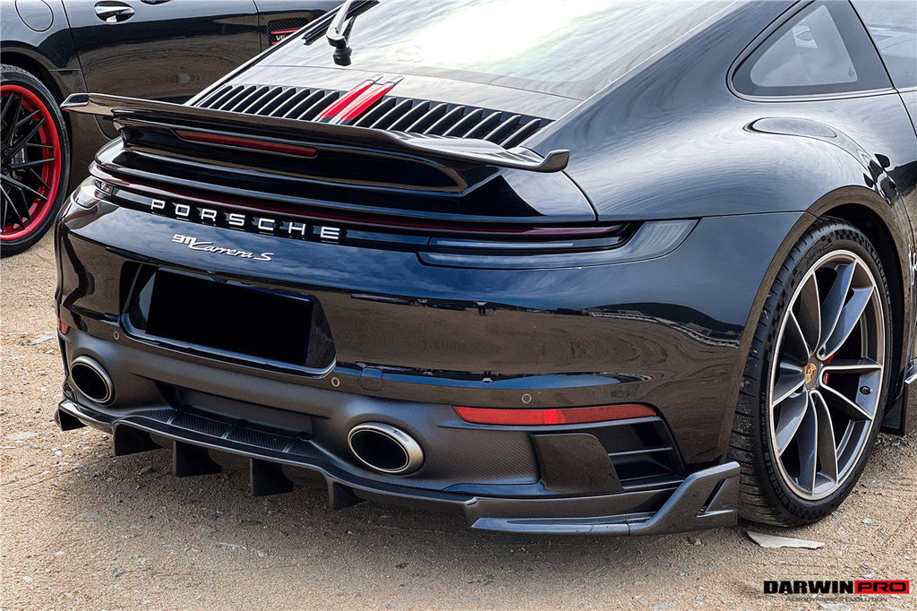 DarwinPRO 2019-2023 Porsche 911 992 Carrera & Targa S & 4 & 4S SD-Sport Design Modl BKSS Style Rear Lip