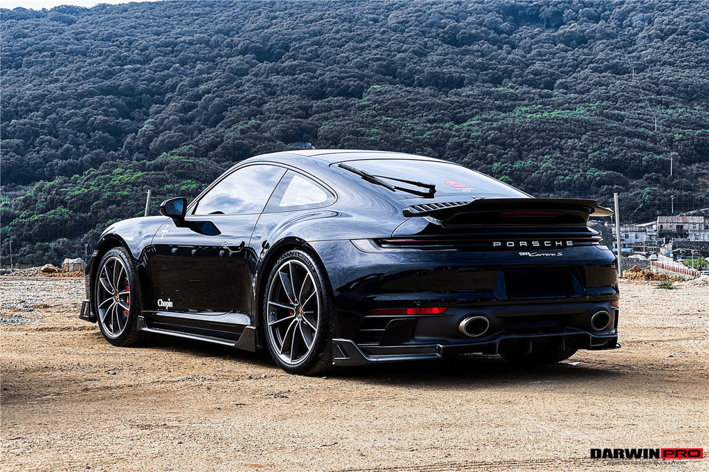 DarwinPRO 2019-2023 Porsche 911 992 Carrera & Targa S & 4 & 4S SD-Sport Design Modl BKSS Style Rear Lip