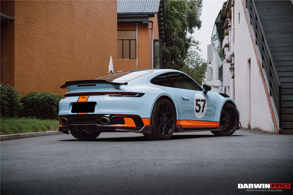 DarwinPRO 2019-2023 Porsche 911 992 Carrera & Targa S & 4 & 4S SD-Sport Design Modl BKSS Style Rear Lip