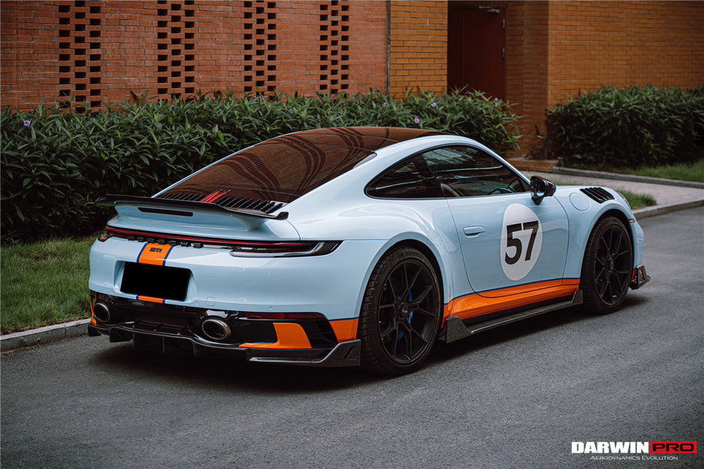 DarwinPRO 2019-2023 Porsche 911 992 Carrera & Targa S & 4 & 4S SD-Sport Design Modl BKSS Style Rear Lip