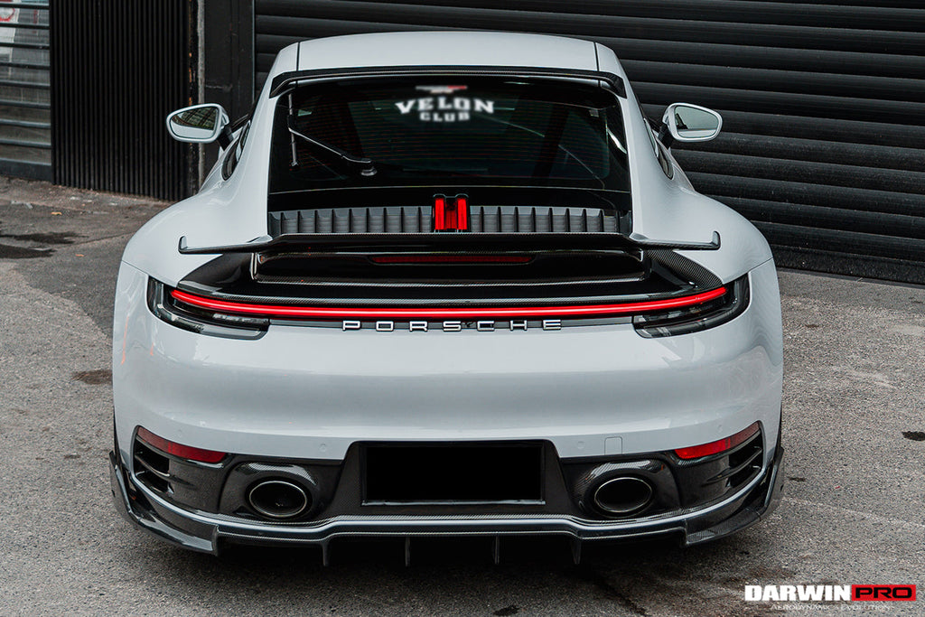 DarwinPRO 2019-2023 Porsche 911 992 Carrera S & 4 & 4S & Targa & Cabriolet BKSS Style Rear Lip