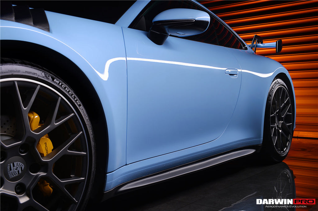 DarwinPRO 2019-2024 Porsche 911 992 Carrera & S & 4 & 4S & Targa & Cabriolet GT3 Style Side Skirts