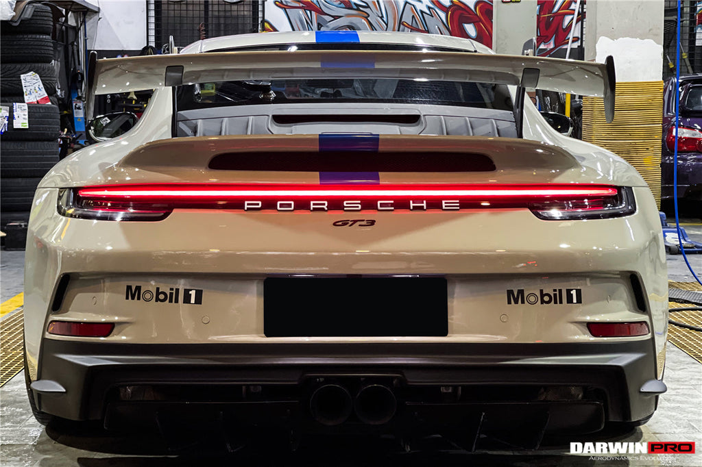 DarwinPRO 2019-2024 Porsche 911 992 Carrera & S & 4 & 4S & Targa & Cabriolet GT3 Style Rear Bumper