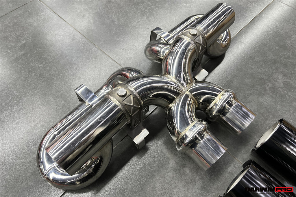 DarwinPRO 2019-2024 Porsche 911 992 Carrera S 4 4S Targa Cabriolet Exhaust (for GT3 Style Bumper)
