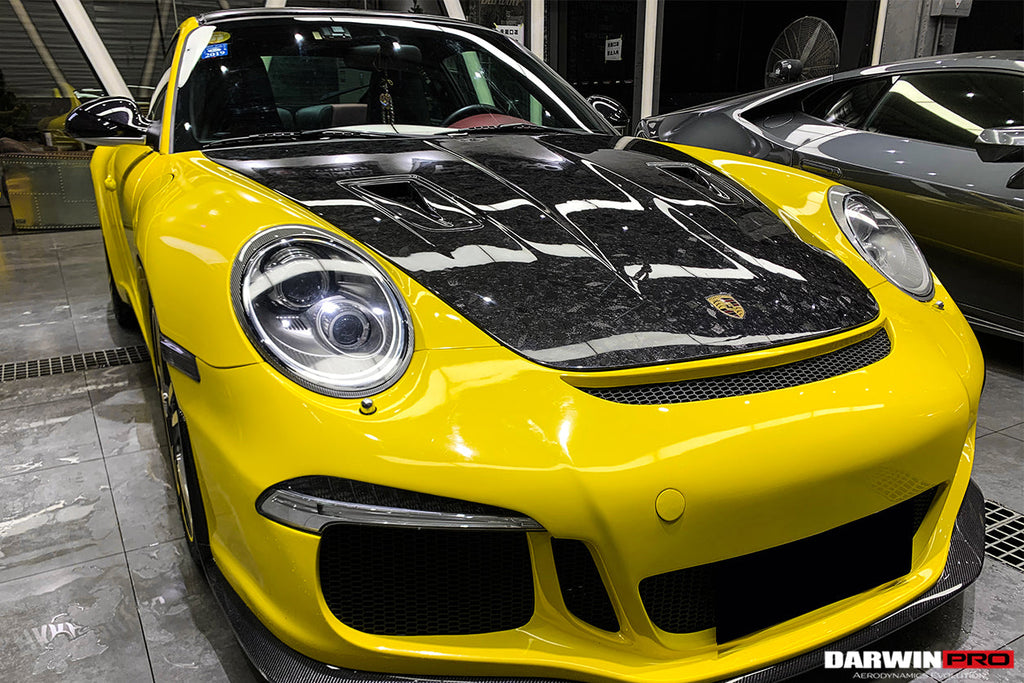 DarwinPRO 2005-2012 Porsche 911 997 Carrera & S & 4S & Turbo & 06-12 Cayman 987 GT2RS Style Hood