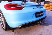 Load image into Gallery viewer, 2012-2016 Porsche 981 Boxster Cayman GT4 Style Carbon Fiber Rear Diffuser