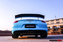 Load image into Gallery viewer, 2012-2016 Porsche 981 Boxster Cayman GT4 Style Style Carbon Fiber Trunk Spoiler
