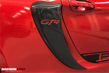 Load image into Gallery viewer, 2012-2016 Porsche 981 Boxster Cayman GT4 Style Carbon Fiber Quarter Panel Side Scoops