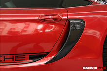 Load image into Gallery viewer, 2012-2016 Porsche 981 Boxster Cayman GT4 Style Carbon Fiber Quarter Panel Side Scoops