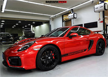 Load image into Gallery viewer, 2012-2016 Porsche 981 Boxster Cayman GT4 Style Carbon Fiber Quarter Panel Side Scoops