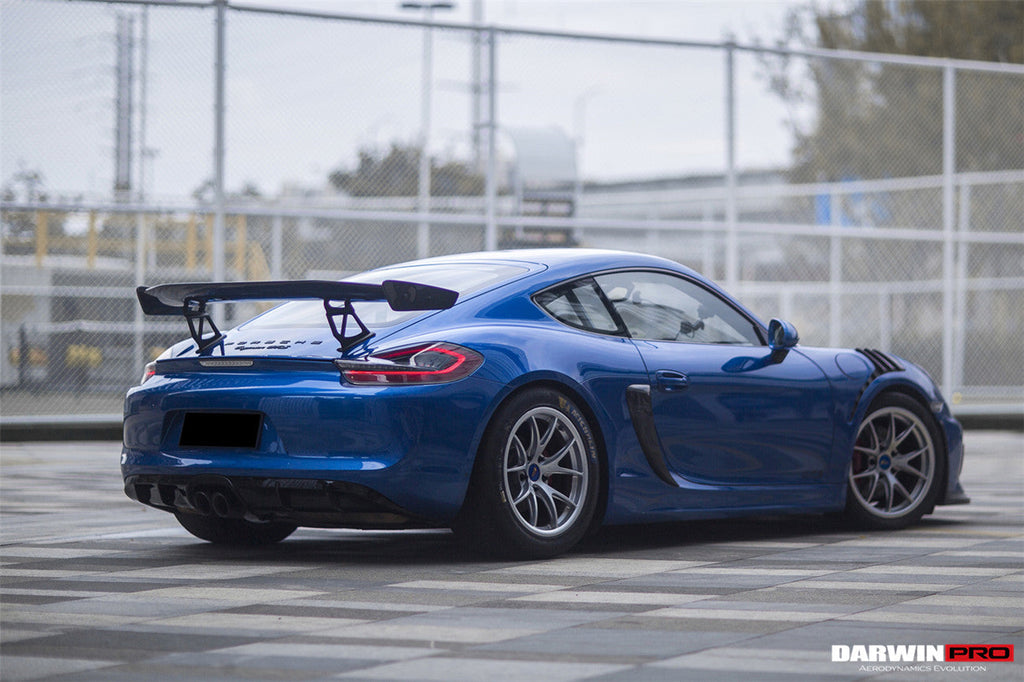 2012-2016 Porsche 981 Boxster Cayman GT4 Style Style Carbon Fiber Trunk Spoiler