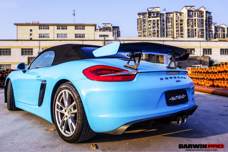 2012-2016 Porsche 981 Boxster Cayman GT4 Style Carbon Fiber Rear Diffuser