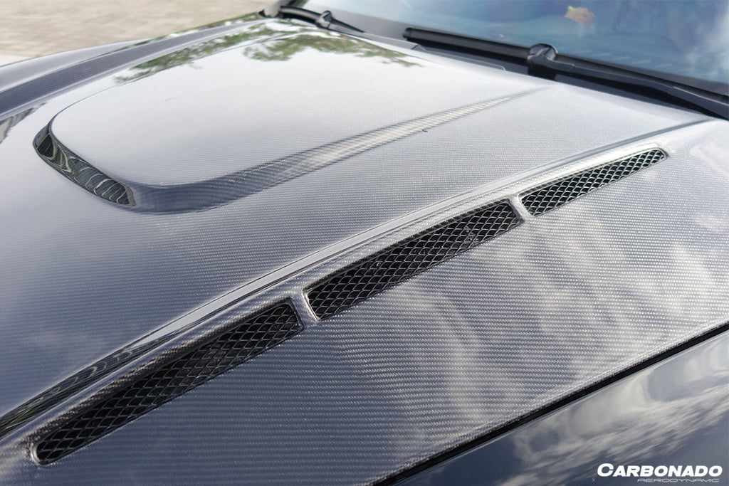 2011-2014 porsche Cayenne 958.1 HM Style Carbon Fiber Hood