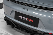 Load image into Gallery viewer, DarwinPRO 2016-2024 Porsche 718 Cayman &amp; Boxster Stuttmate Carbon Fiber Rear Diffuser - DarwinPRO Aerodynamics