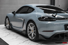 Load image into Gallery viewer, DarwinPRO 2016-2024 Porsche 718 Cayman &amp; Boxster Stuttmate Carbon Fiber Side Skirts - DarwinPRO Aerodynamics