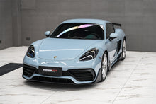 Load image into Gallery viewer, DarwinPRO 2021-2024 Porsche 718 Cayman &amp; Boxster Stuttmate Part Carbon Fiber Front Bumper With ACC Hole - DarwinPRO Aerodynamics