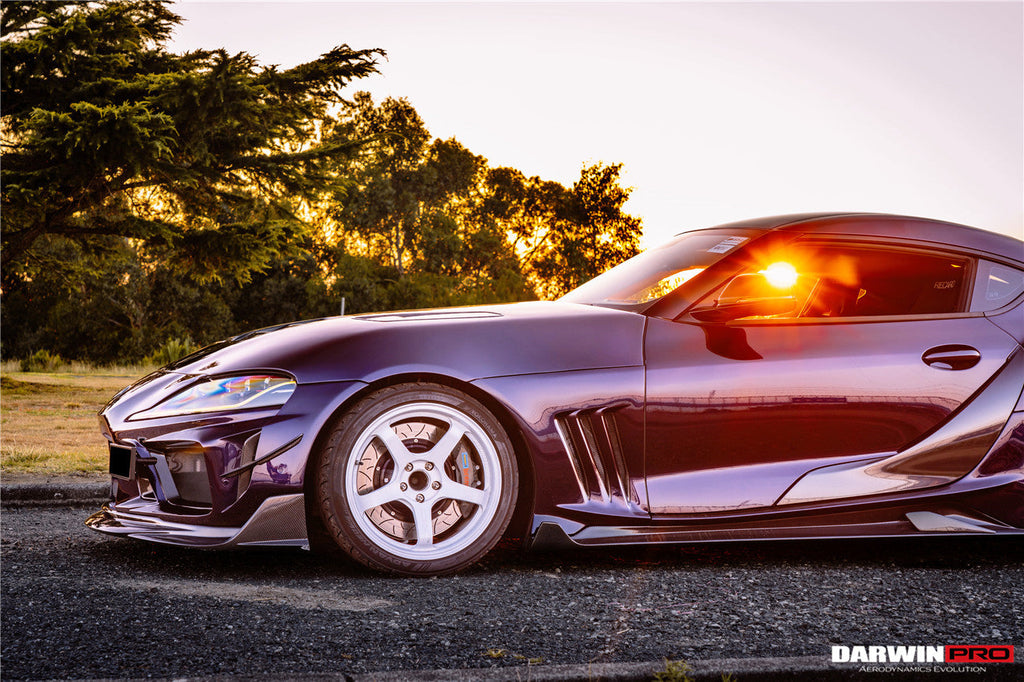 2019-UP Toyota GR Supra (J29 & DB) A90 A91 BKSSII Style Part Carbon Fiber Side Skirts & Fender