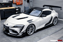 Load image into Gallery viewer, 2019-UP Toyota GR Supra (J29 &amp; DB) A90 A91 BKSS Style Carbon Fiber Front Canards