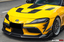 Load image into Gallery viewer, 2019-UP Toyota GR Supra (J29 &amp; DB) A90 A91 BKSS Style Carbon Fiber Front Canards
