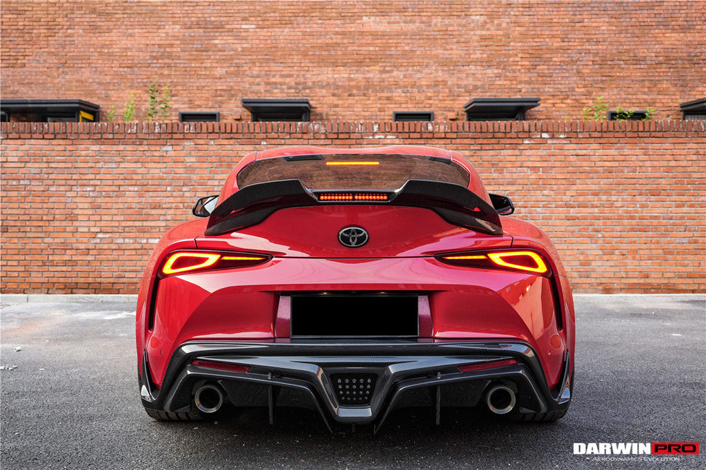 2019-UP Toyota GR Supra (J29 & DB) A90 A91 BKSS Style Carbon Fiber Rear Diffuser Lip