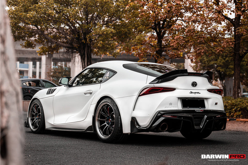 2019-UP Toyota GR Supra (J29 & DB) A90 A91 BKSS Style Carbon Fiber Trunk Spoiler with LED Light