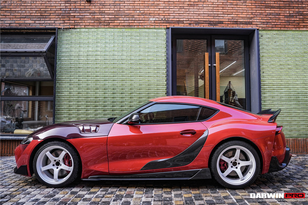 2019-UP Toyota GR Supra (J29 & DB) A90 A91 BKSS Style Carbon Fiber Trunk Spoiler with LED Light