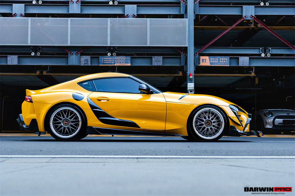 2019-UP Toyota GR Supra (J29 & DB) A90 A91 BKSS Style Carbon Fiber Side Skirts