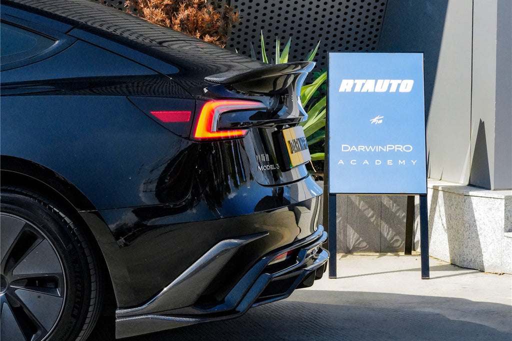 DarwinPRO 2024-2026 Tesla Model 3 Highland RWD AWD Performance Carbon Fiber IMP Design Trunk Spolier