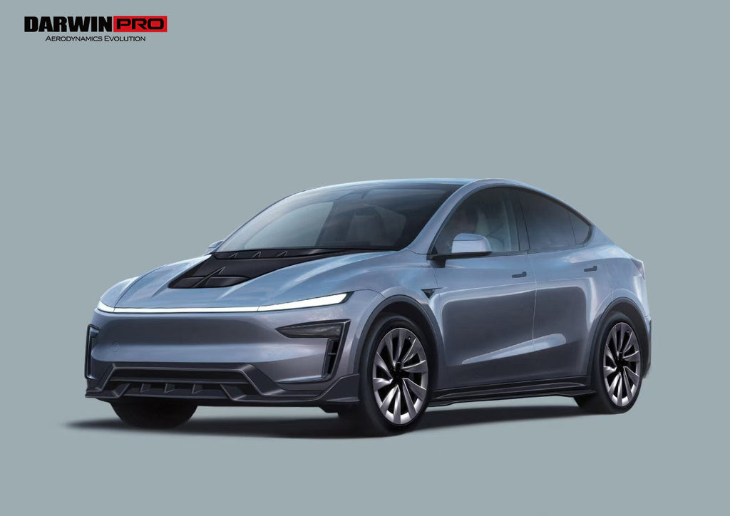 2025-UP Tesla Model Y Refresh OX Style Autoclave Carbon Fiber Hood