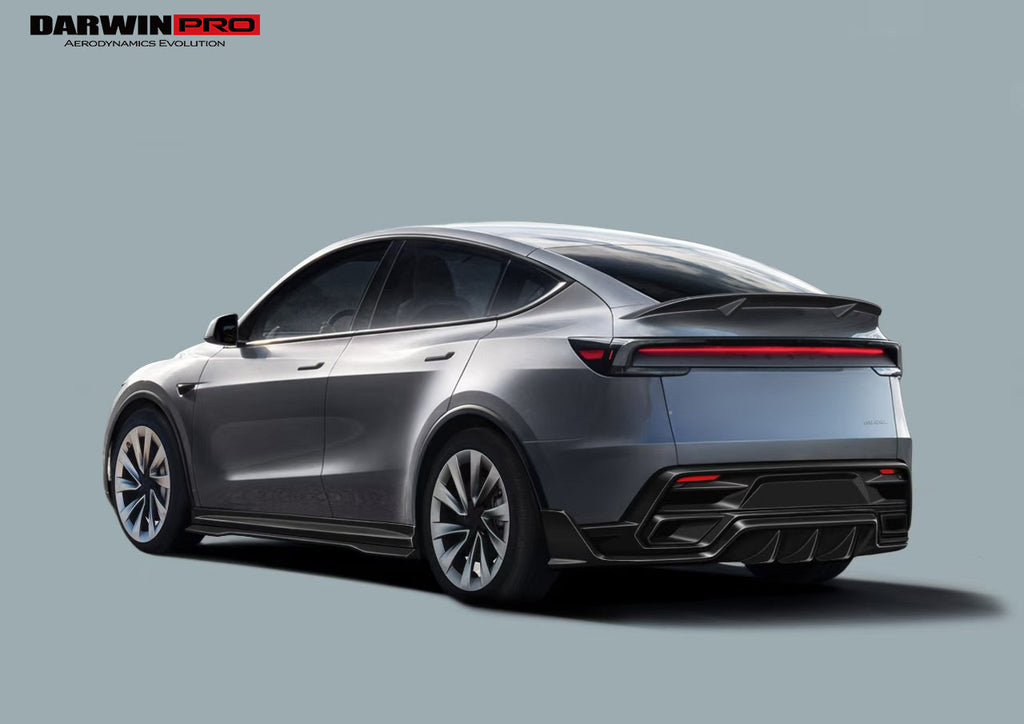 2025-UP Tesla Model Y Refresh OX Style Autoclave Carbon Fiber Side Skirts
