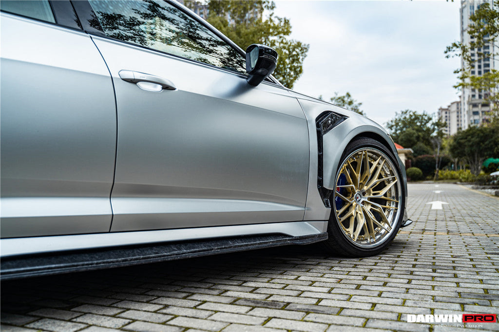 DarwinPRO 2019-2025 Audi RS6 Avant C8 & RS7 Quattro IMP Performance Side Skirts Under Board