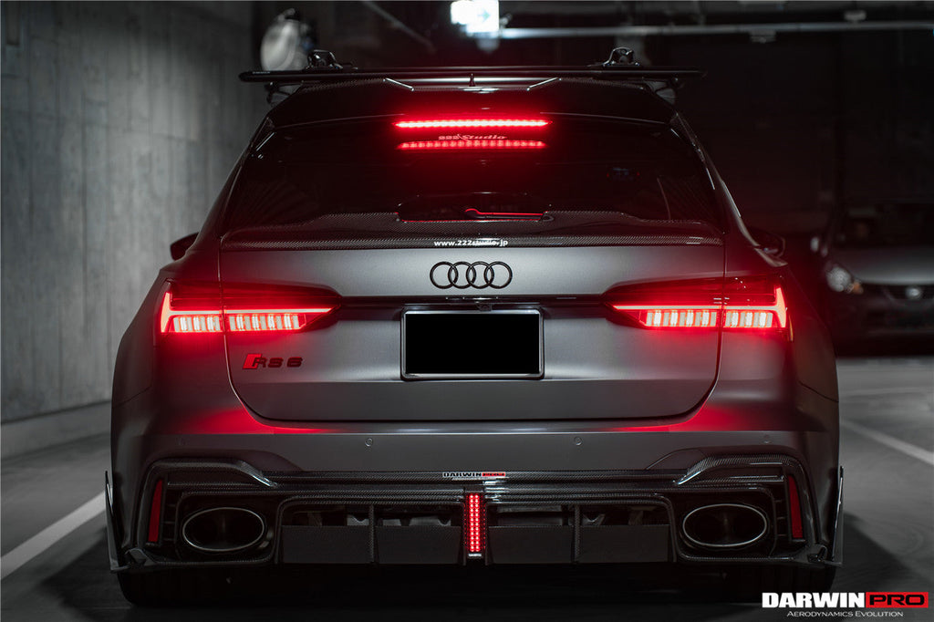 DarwinPRO 2019-2023 Audi RS6 Avant C8 IMP Performance Carbon Fiber Middle Spoiler