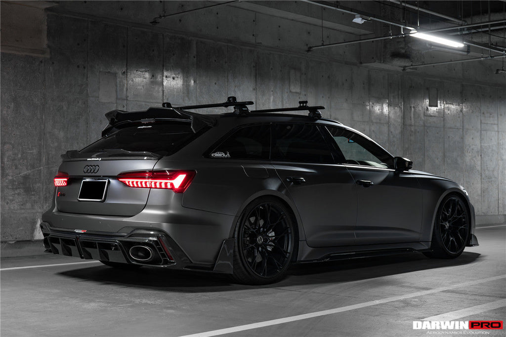 DarwinPRO 2019-2023 Audi RS6 Avant C8 IMP Performance Carbon Fiber Middle Spoiler